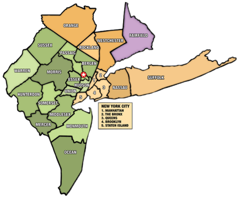 map of new york areas served